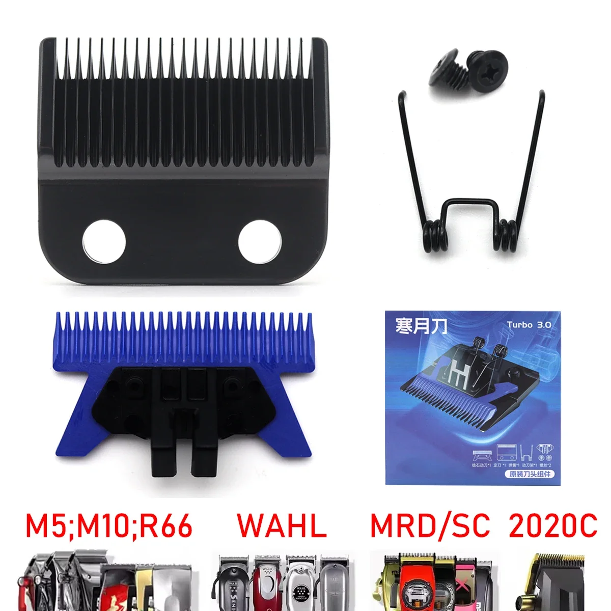 Professional Hair Clipper Accessories Replacement Original DLC Blade for H1 V001 8148 V003 R66 M10 Madeshow Wmark Kulilang VGR