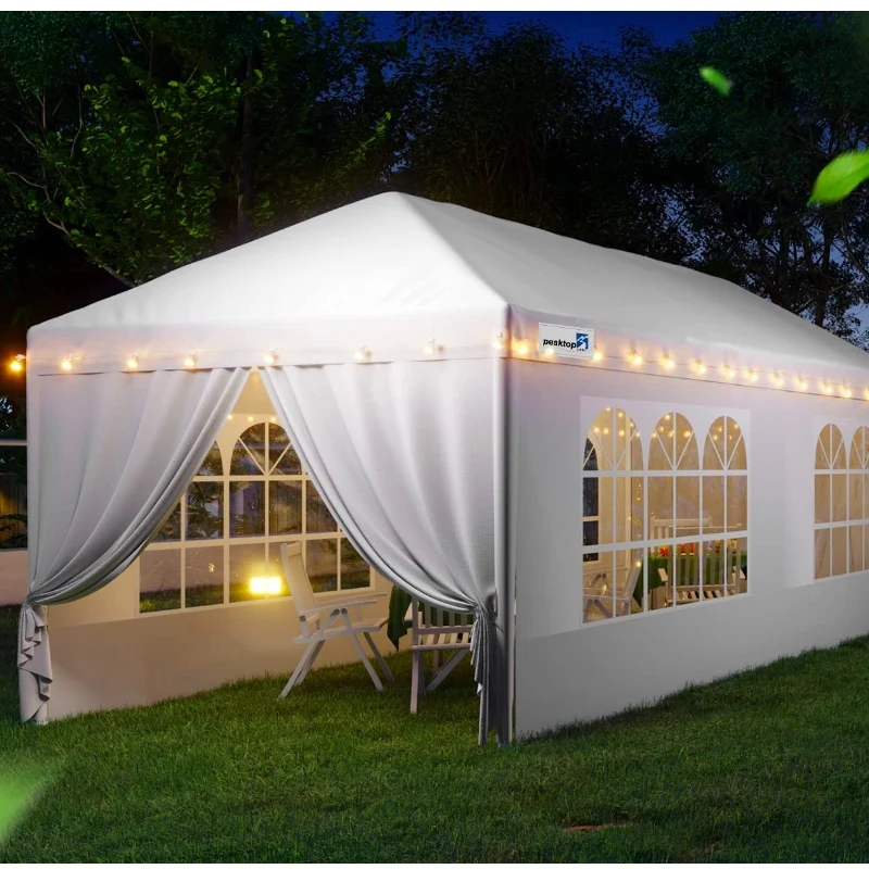 Party tent With side walls 2x2M /4x4 m 4x6m 4x9 m Canopy Tent Wedding Party Tent Outdoor Gazebo