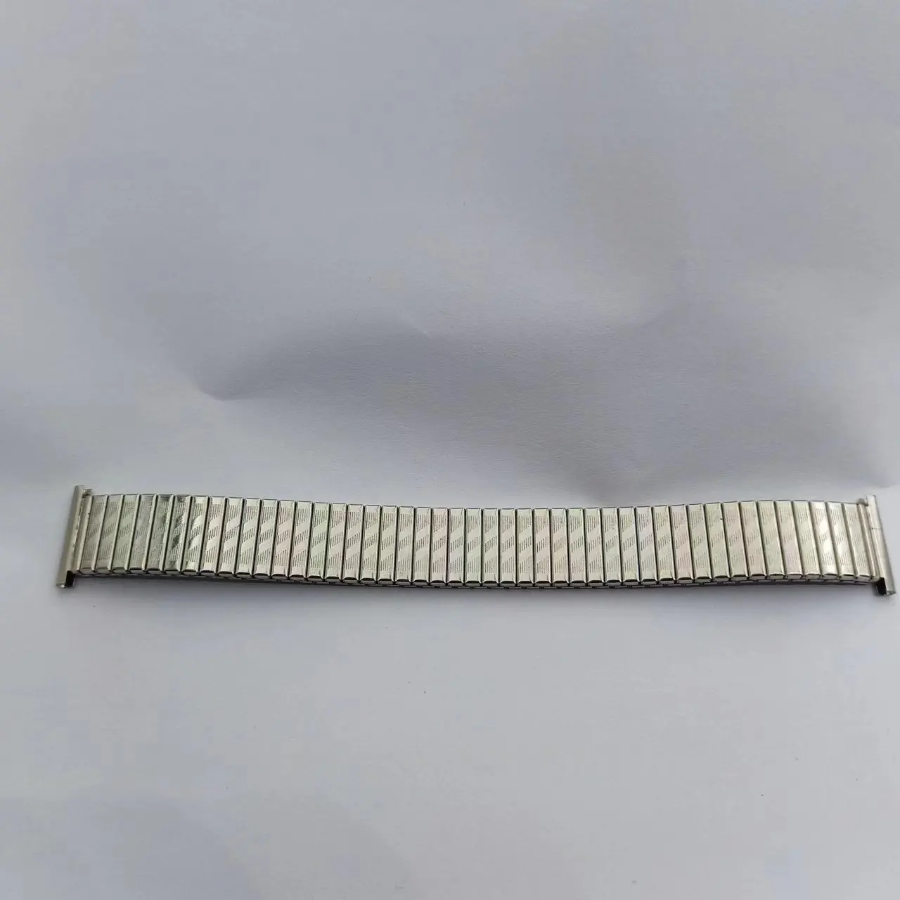 1pcs watch strap, old-fashioned elastic band, elastic band 10 12 14 16 18 20mm silver elderly watch strap