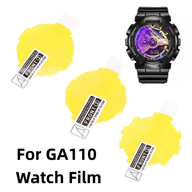 For Casio Watch Film GA-110 GA110 120 GA-700 GM110 GM-110 Screen Protector Transparent Tempered Film blue Light Protective film