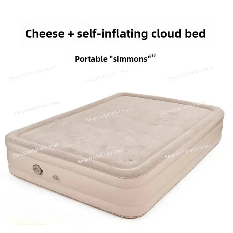 Bed Outdoor Inflatable Mattress - Thickened Portable Sponge Mattress for Camping Tents & Home Use
