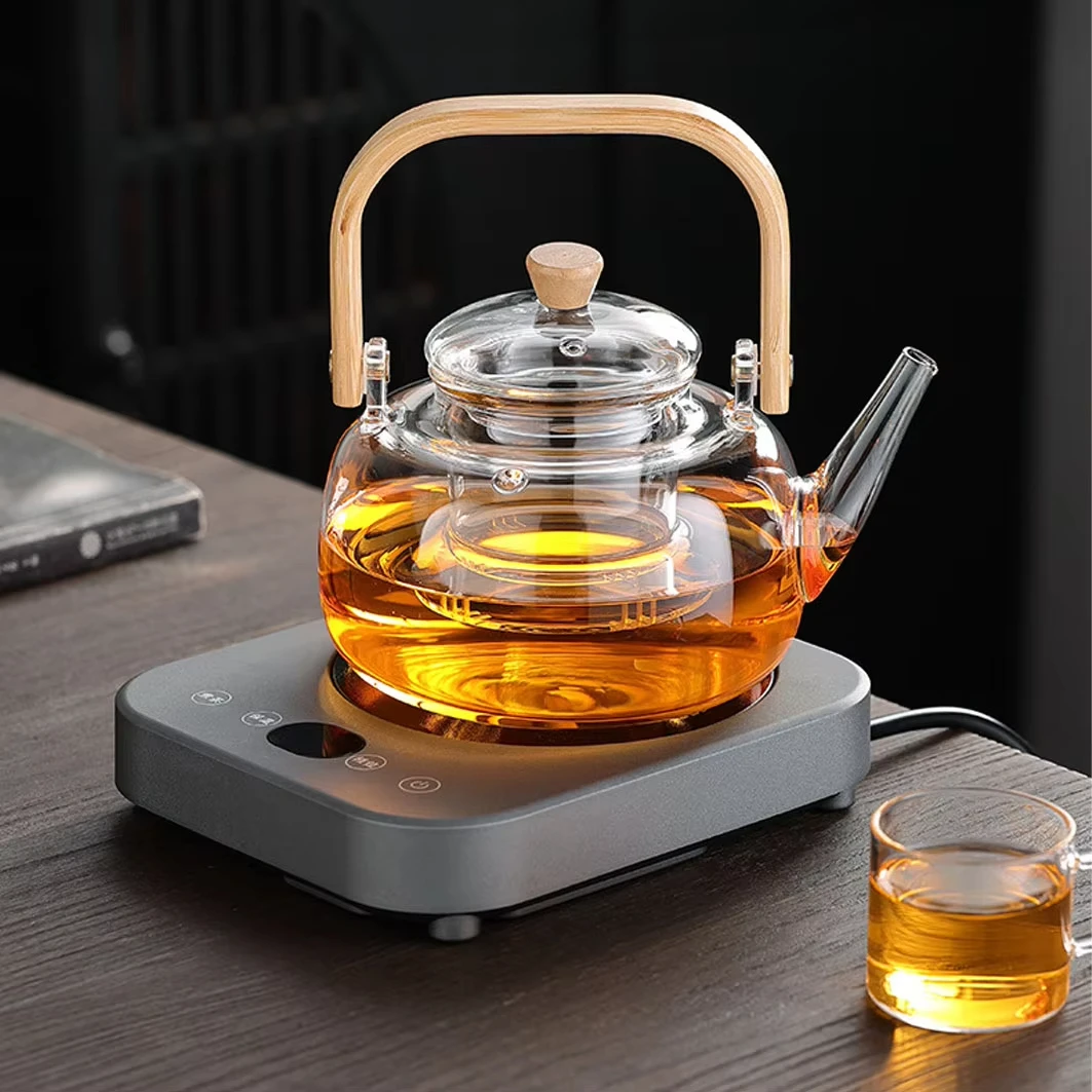 800W Electric Ceramic Stove Mini Water Boiler Fast Heating Tea Maker Electric Hot Plate Heater for Tea Brewing 220V