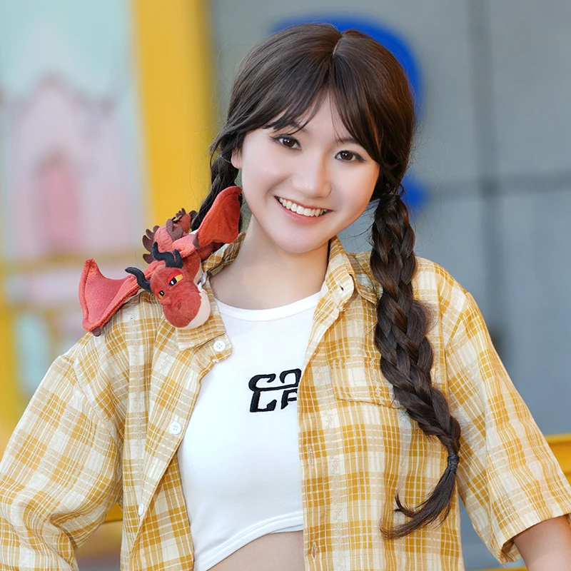 

Authentic Potdemiel Honey Pot Toothless Dragon Plush Toy Shoulder Hanging Doll Photography Prop Soft Stuffed Animal Toy