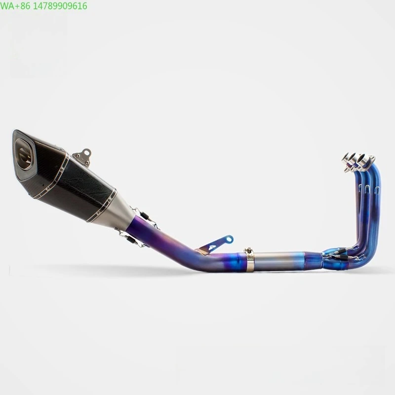 Full-Size Custom Motorcycle ExhaustSuitable For Spring Breeze 675SR/NK Modified Titanium Front And Middle Section Master Carbon