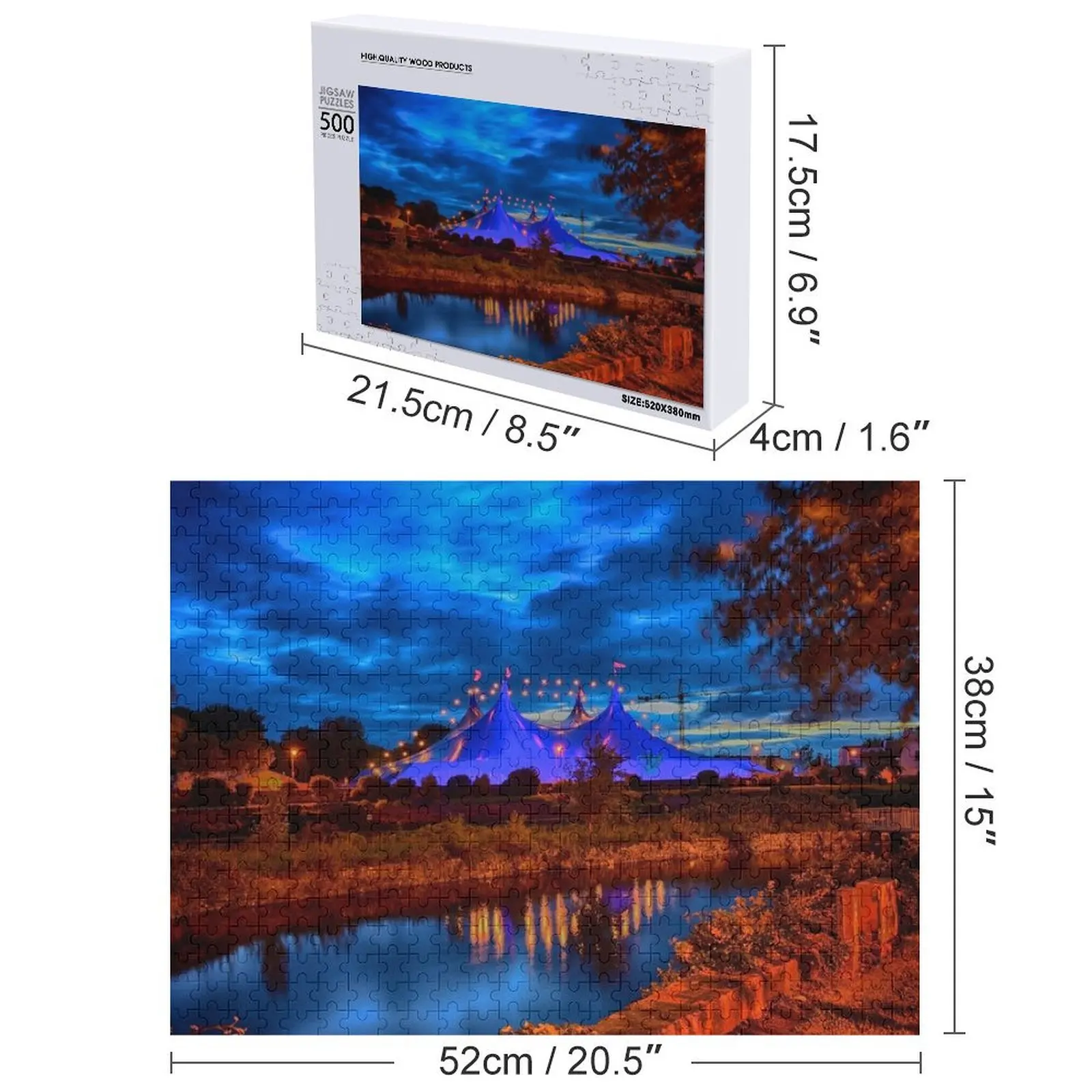 Намет для фестиваля искусств Galway, ирландская головоломка, персонализированные подарки, лес для взрослых, детская игрушка-головоломка с индивидуальным именем