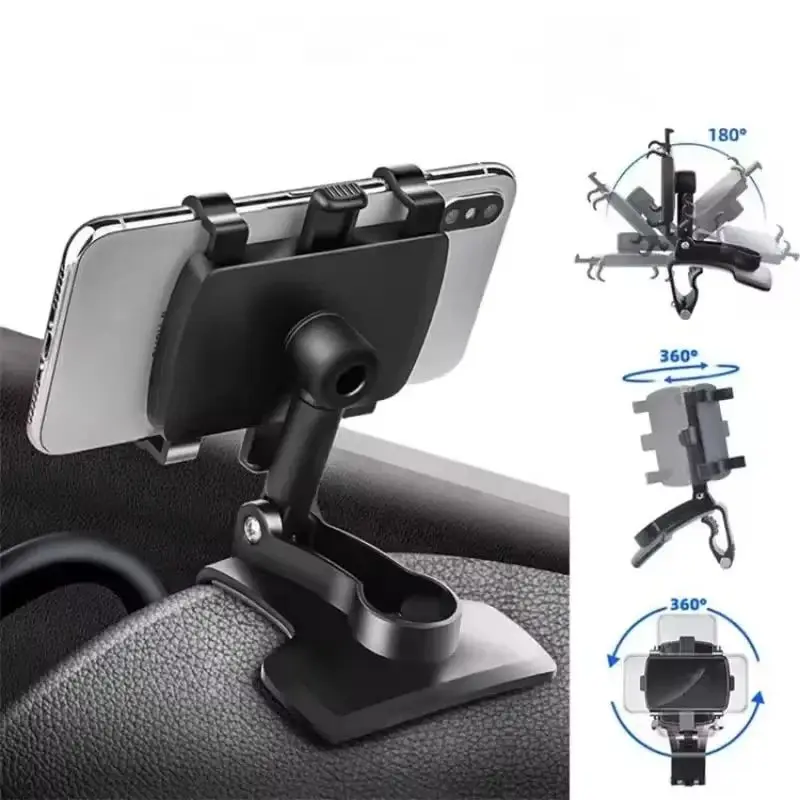 Universal Car Phone Holder Stand Dashboard Car Clip Mount GPS Bracket Car Mobile Phone Support in Car For iPhone Xiaomi huawei image 3