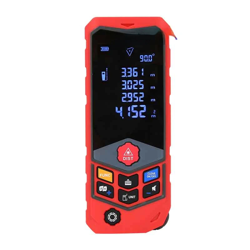 Handheld Auto Voice/Audio HD Display Laser Distance Meter 50m Curvature Measure Rangefinder Range Finder Tester