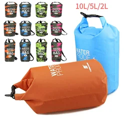 10-2lL Drifting PVC Mesh Bags Lightweight Waterproof Phone Pouch Floating Boating Kayaking Camping Bags for Outdoor Swimming