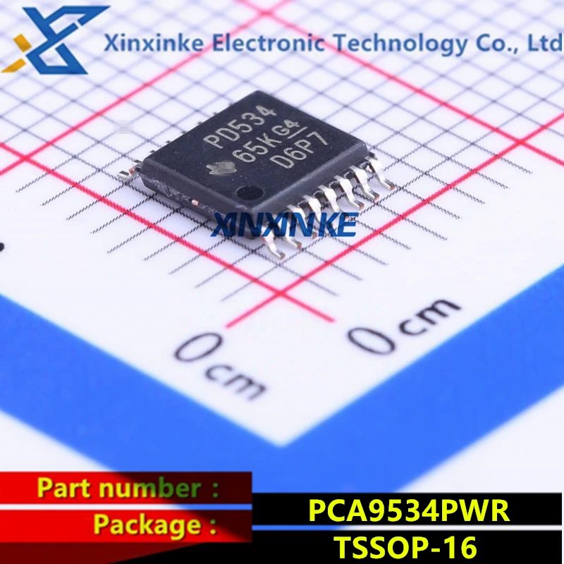 10PCS PCA9534PWR PD534 TSSOP-16 Interface - I/O Expanders Remote 8B I2C & Low- Power I/O Expander Brand New Original