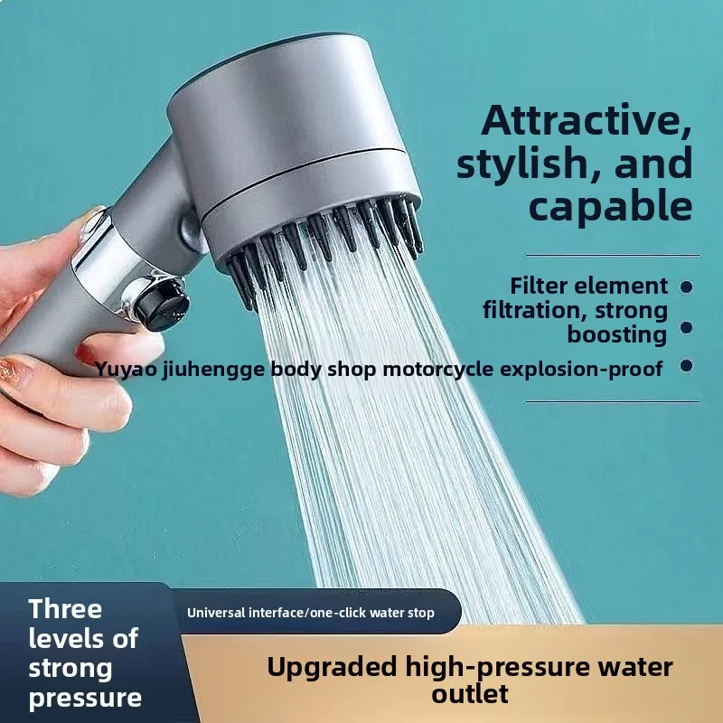 Factory Direct High Pressure Handheld Shower Head with Spray Bathroom Filter Shower Set