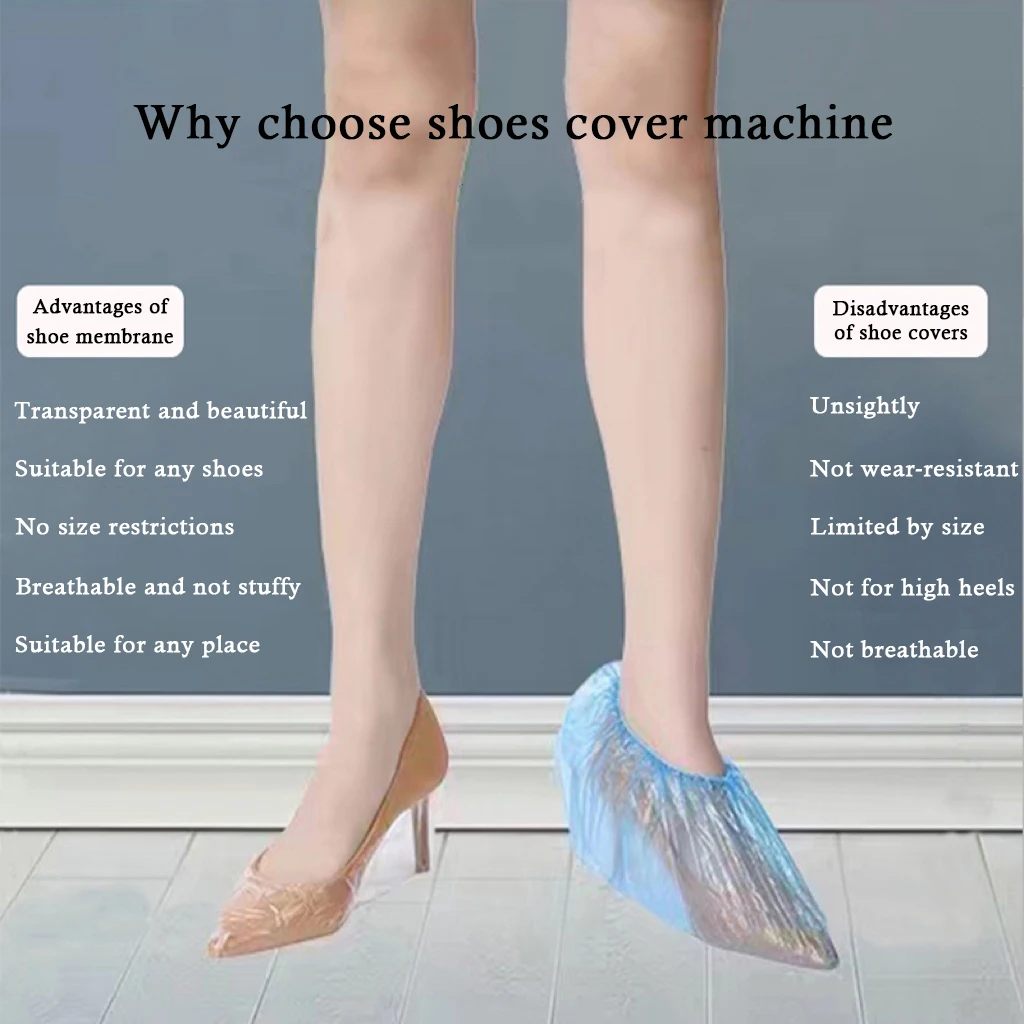 Shoe Cover Dispenser Disposable Waterproof Non-Slip Shoe Cover Dispenser Indoor Shoe Cover Pedal Machine Laminating Machine