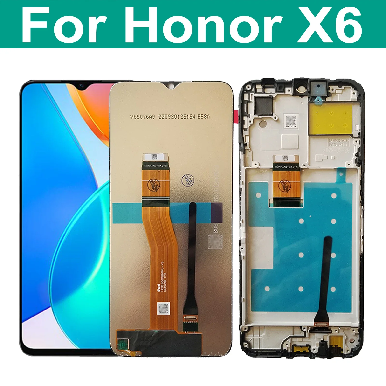 

Для Huawei Honor X6 VNE-LX1 VNE-LX2 VNE-LX3 LCD дисплей сенсорный экран дигитайзер в сборе