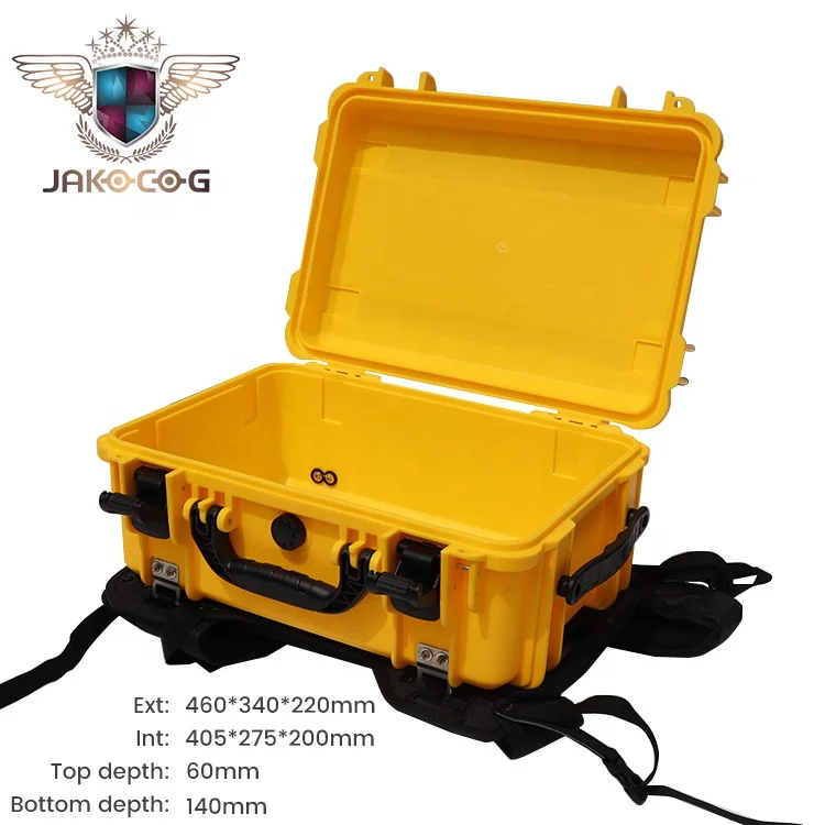 Custom 400 Outdoor Waterproof Tool Packaging Boxes Plastic Hard Case Backpack Heavy Duty