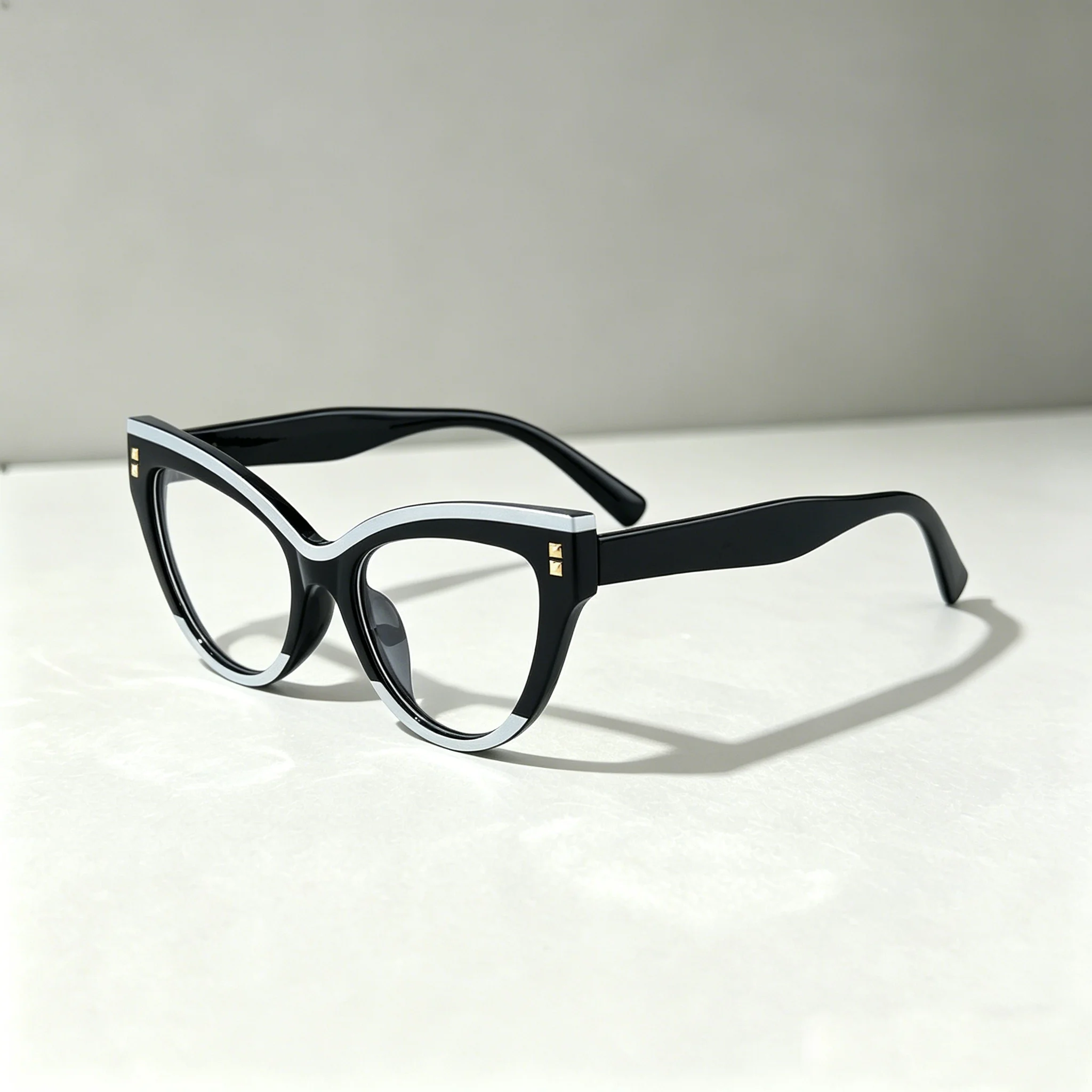 Modische Cat-Eye Lesebrille für Damen Trendige Anti-Blaulicht Hochauflösende Korrekturbrille für Herren Neue Gleitsichtbrille