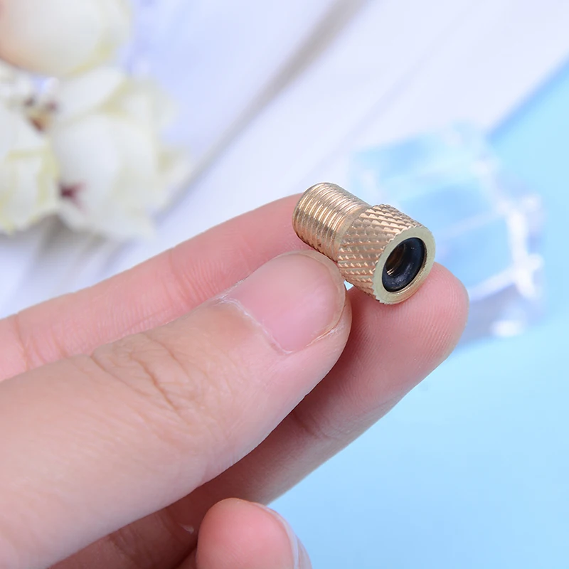 4 Pcs Wheels Nozzle Cycling Tool Bicycle Pump Tire Valve Adapter Convert Tire Presta To Schrader Copper Bike Air Valve Adaptor