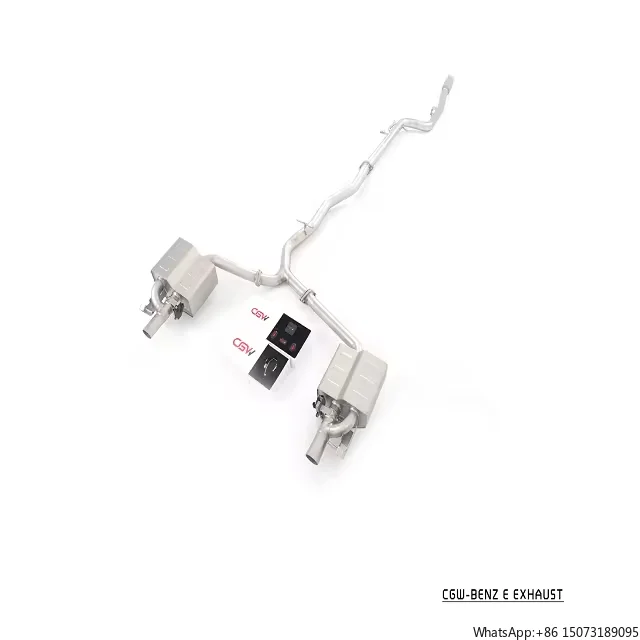 E260 E300 W213 Exhaust Tips Factory Price High Performance Exhaust Pipes with Gesture Valve Control