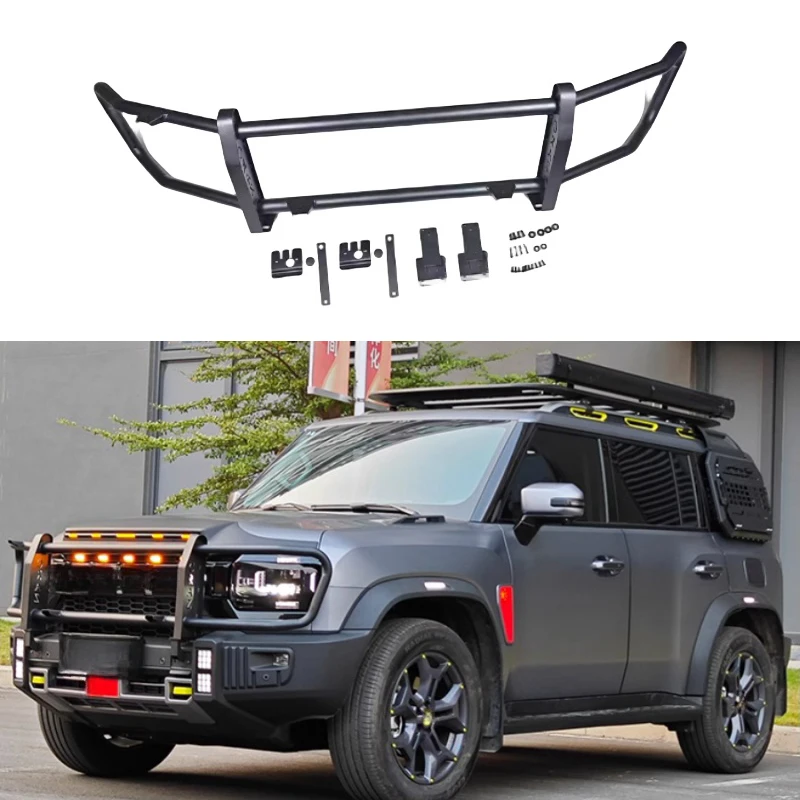 Car Bullpen Front Bumper Bar Fit for Chery JETOUR Traveler 2023 Modification Competition Bar Anti-collision Off-road Bumper