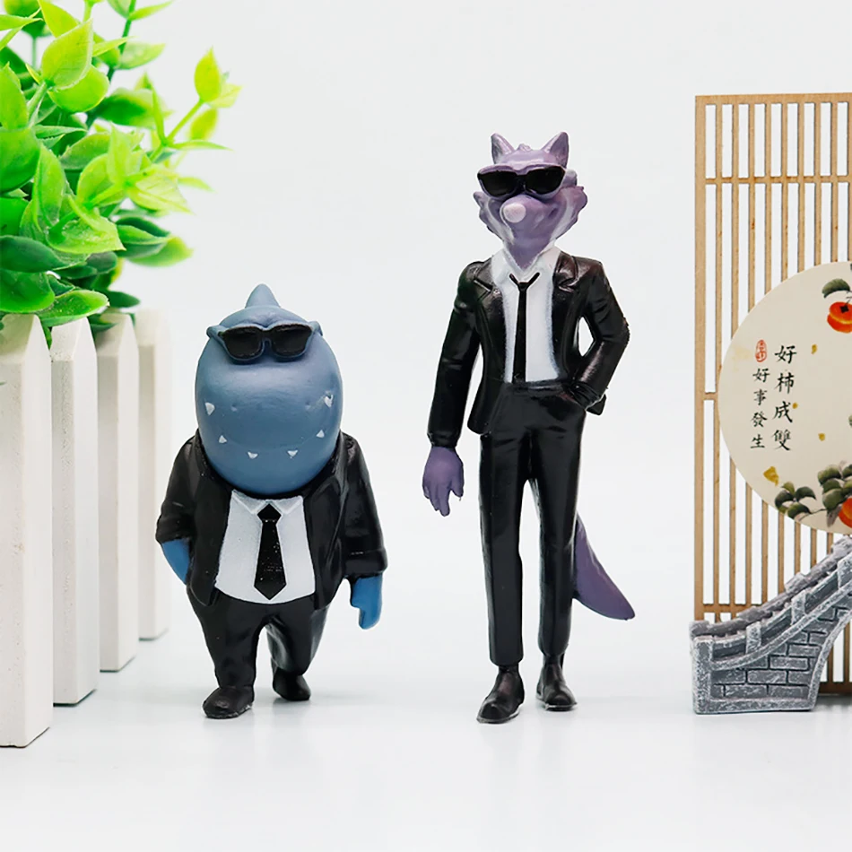 The Bad Guys Anime Movie Figure Cartoon Gaming Peripherals Desk Decoration Collection Model Toy For Kid Gift Birthday Decoration