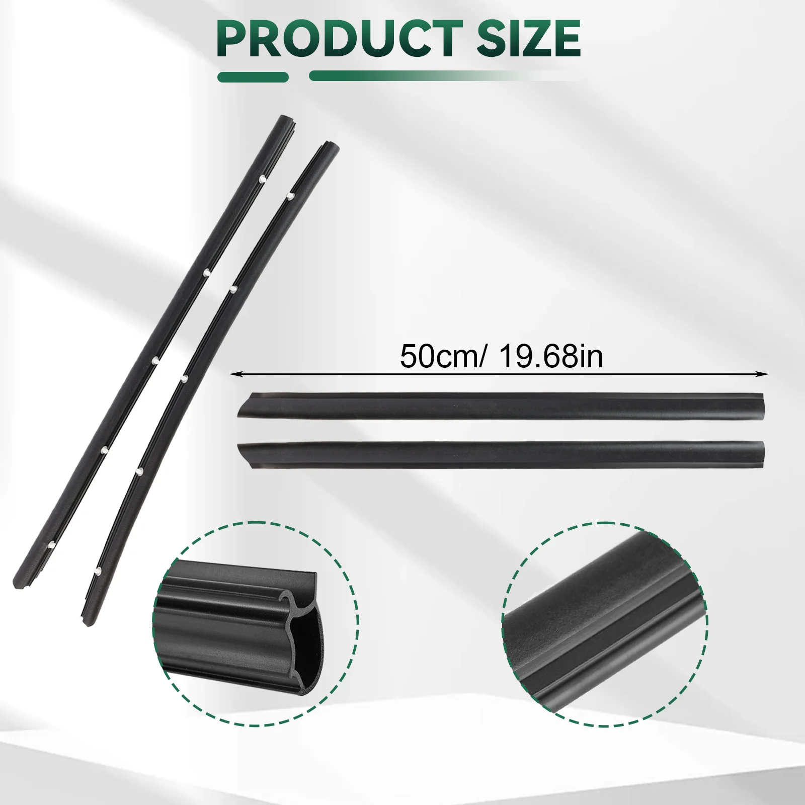 حشية الباب الأمامي عجلة قوس الختم اليسار اليمين السير الوقائي لشركة فولكس فاجن الناقل T5 T6 Multivan MK5 MK6 2003 2X مجموعة المطاط العلوي