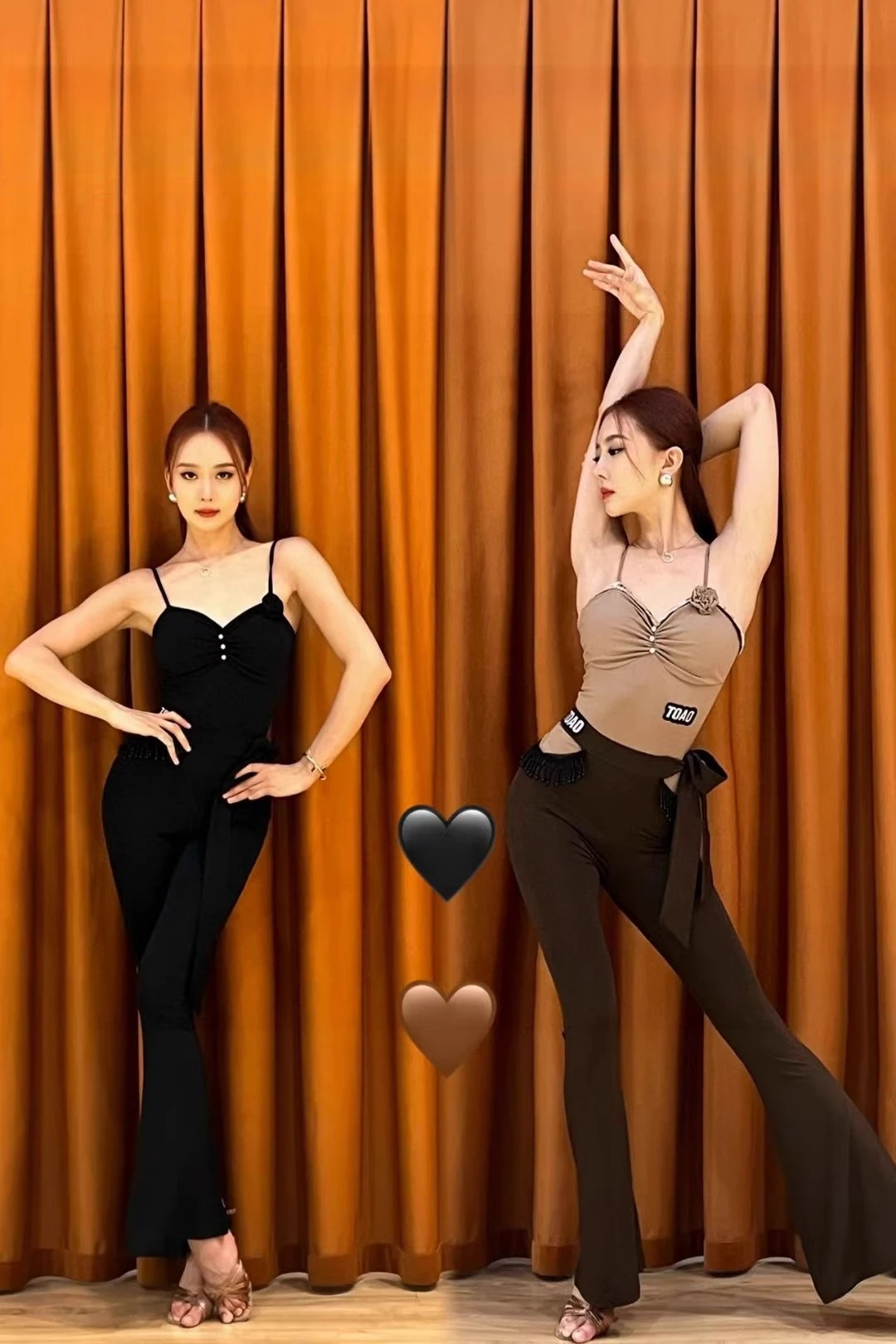 robe-de-danse-latine-britannique-pour-femmes-imprime-rose-bretelles-spaghetti-haut-2-couleurs-slim-fit-vetements-d'entrainement-costumes-de-danse-de-salle-de-bal