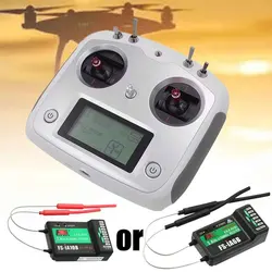 Flysky FS-I6S FS I6S 10CH 2.4G RC Quadcopter Transmitter Controller Set w/Receiver FS-iA6B or FS-IA10B w/Change Mode Gift