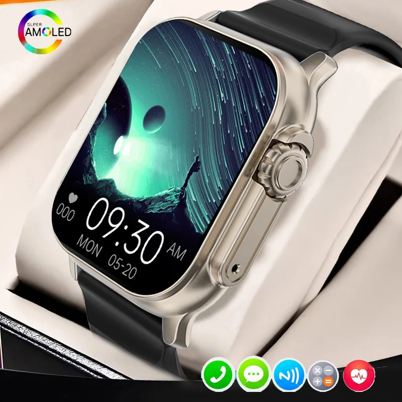 

Новые умные часы Origina HK10 ULTRA 3, мужские 4G ROM ChatGPT NFC Compass HK9 ULTRA2 MAX, обновленные часы, спортивные часы BT Call, умные часы для мужчин