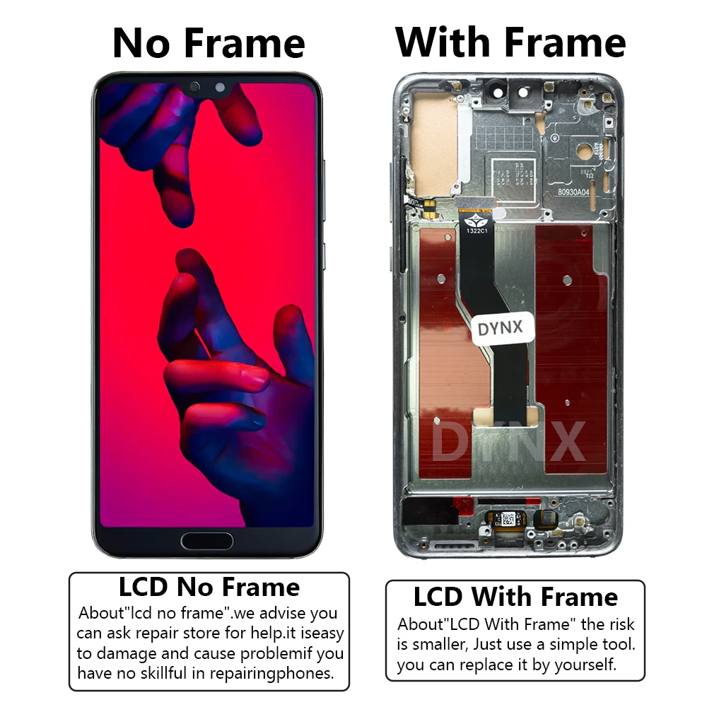 6.1\'\' For Huawei P20 Pro LCD Display OLED Touch Screen With Frame For Huawei P20 Pro CLT-L29 CLT-AL00 Display LCD Assembly