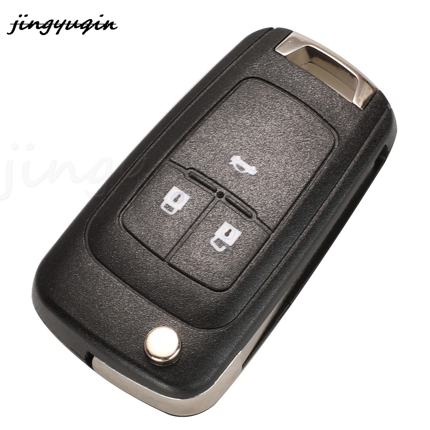 Jingyuqin 2/3/4/5 Bottoni Chiave A Distanza Auto FAI DA TE Per OPEL/VAUXHALL Astra J Corsa E Insignia Zafira C 2009-2016 315/433 MHz PCF7937E