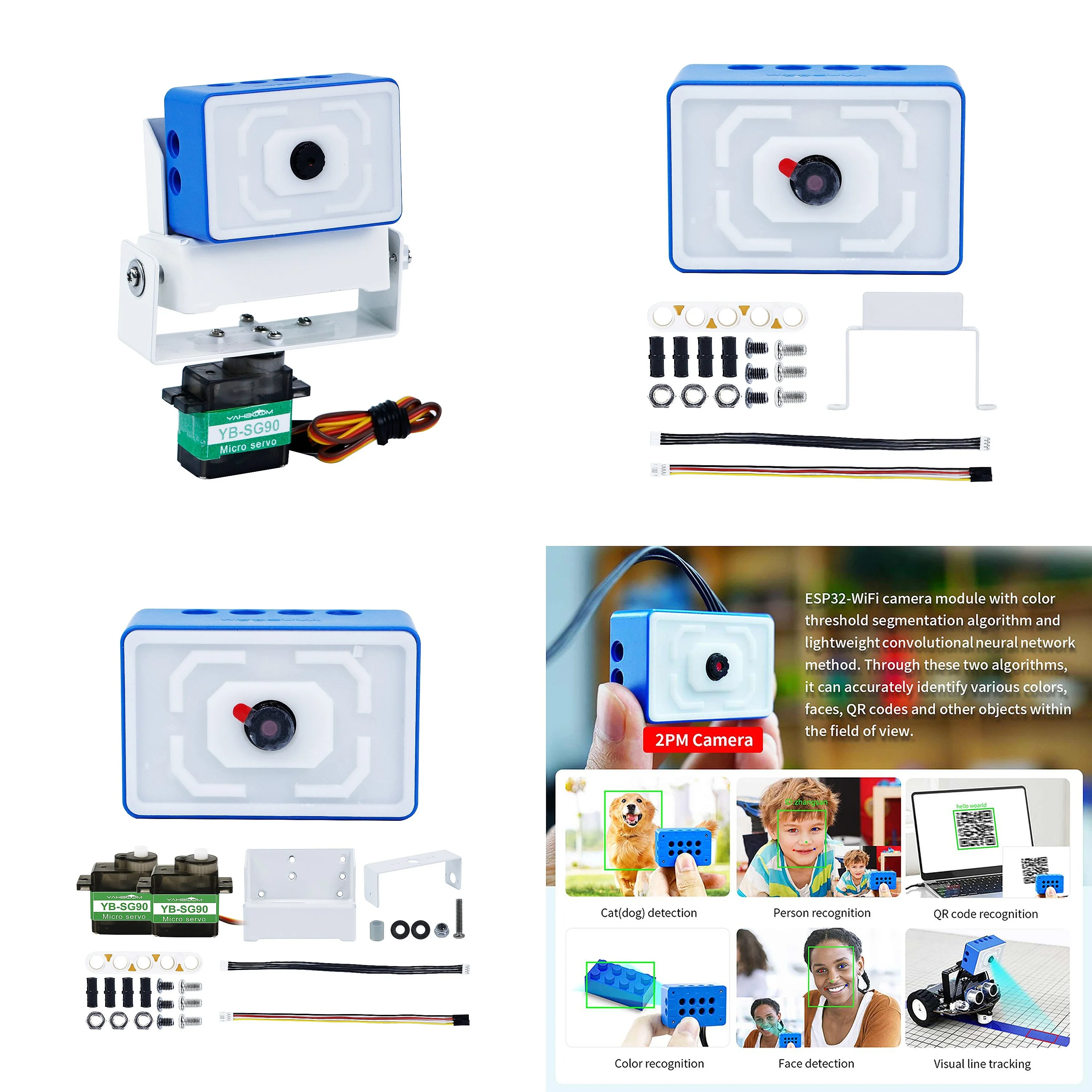 Microbit Robot - โมดูลกล้อง ESP32 พร้อมกล้อง 2MP สำหรับหุ่นยนต์ STM32