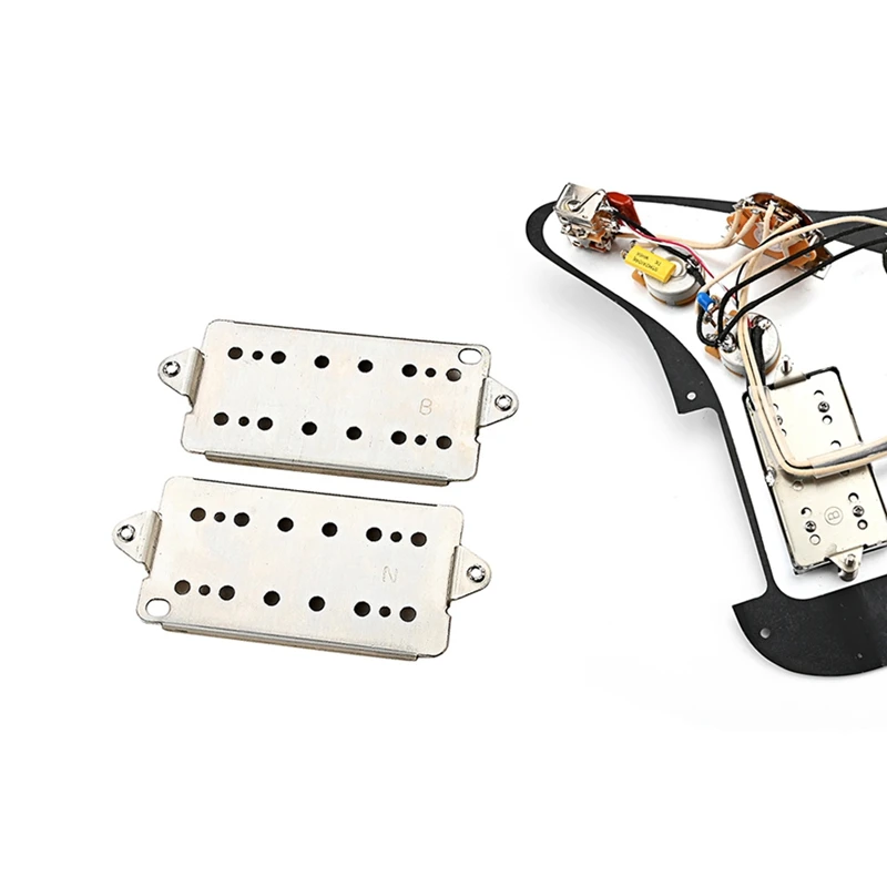 Guitarra captador Base placa acessórios, pescoço ponte Humbucker, 50mm, 52mm, 2pcs