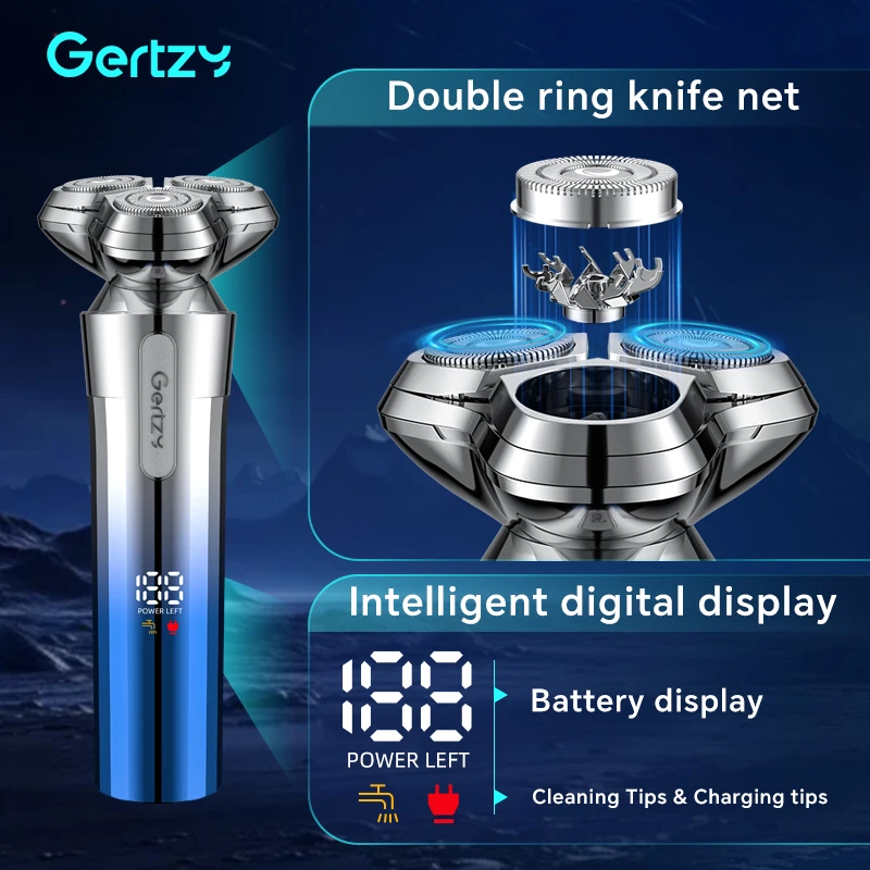 Fashion design Multi-functional electric shaver, USB rechargeable, professional household shaver, precise blade design, leaves n