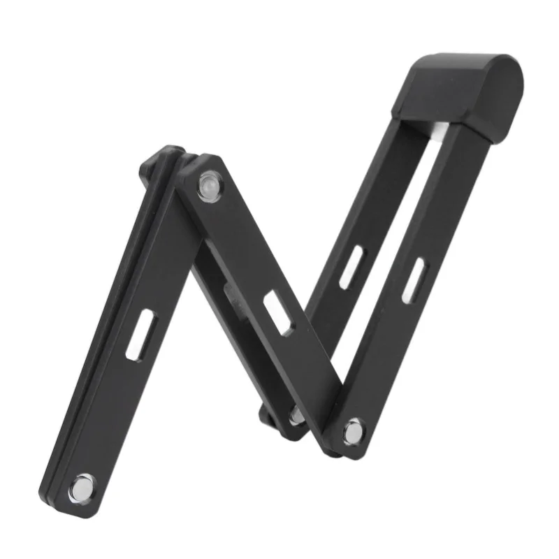 

Велосипедный складной замок предотвращает кражи, водонепроницаемый, устойчивый к ржавчине, складной велосипедный замок для электрического велосипеда, мотоцикла, черный