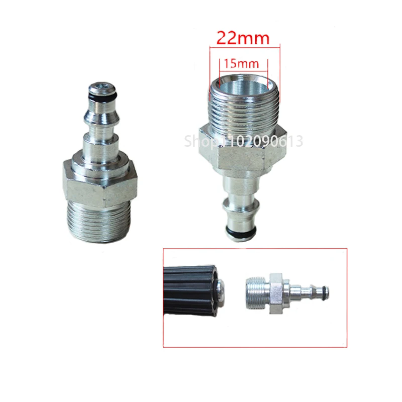 1Pc Quick Connect Fitting M22 M14 For LAVOR VAX Bauker Craftsman Briggs & Stratton Pressure Washer Gun Hose Adaptor