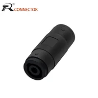 Adaptador acoplador Speakon hembra a hembra, Conector de Cable de Audio, 4 pines, 1 unidad, nuevo
