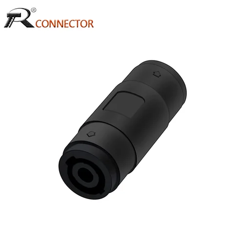 Adaptador acoplador Speakon hembra a hembra, Conector de Cable de Audio, 4 pines, 1 unidad, nuevo