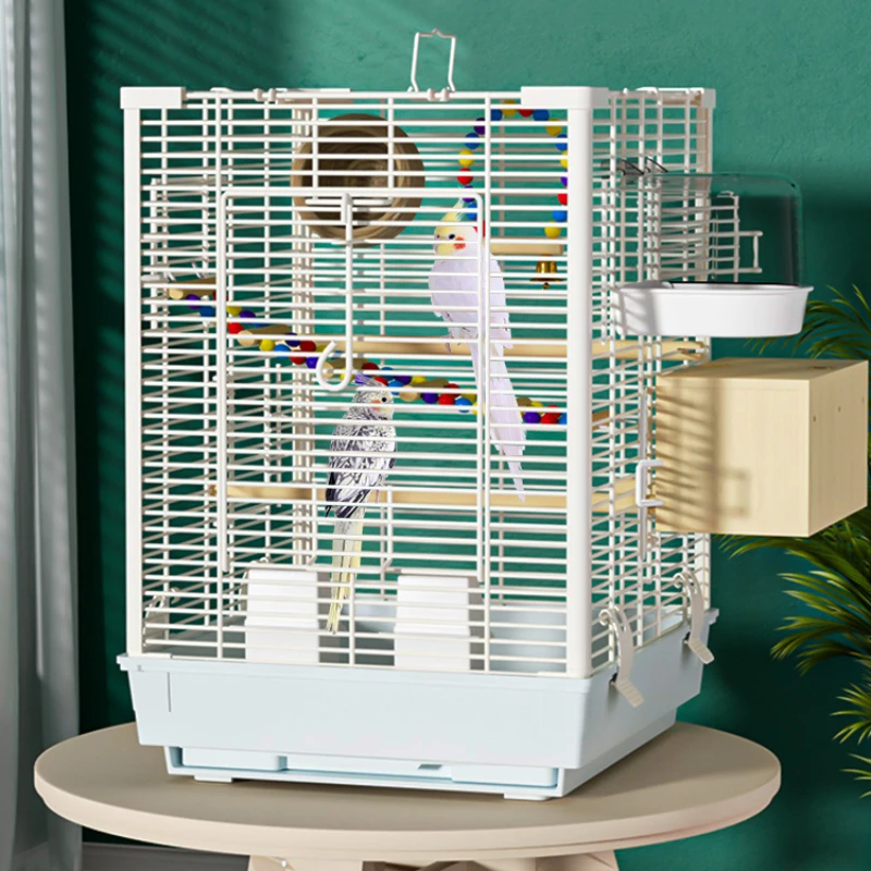 

Hamster Carrier Villa Bird Cage Toys Accessories Budgie Courtyard Bird Cage Aviary Habitat Jaula Decorativa Pet Products RR50BC