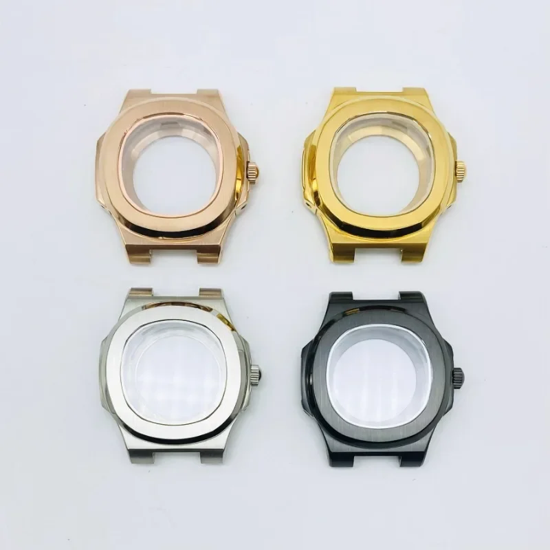 40MM NH35 Watch Case 316L Stainless Steel Sapphire Glass Watch Accessories Suitable for BD NH35 NH36 Movement NEW DIY