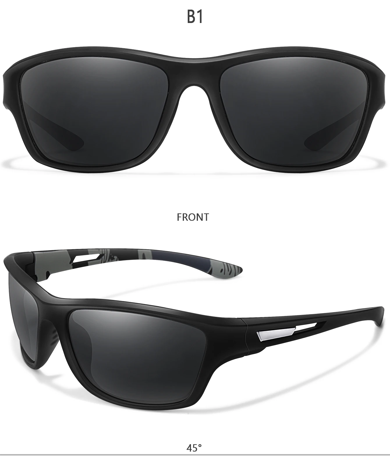 Polarisierte Angeln Sonnenbrille Weiblich Männlich Outdoor Sport Fahren Wandern Brille Straße Radfahren Anti-glare UV400 Brillen – Detail 7