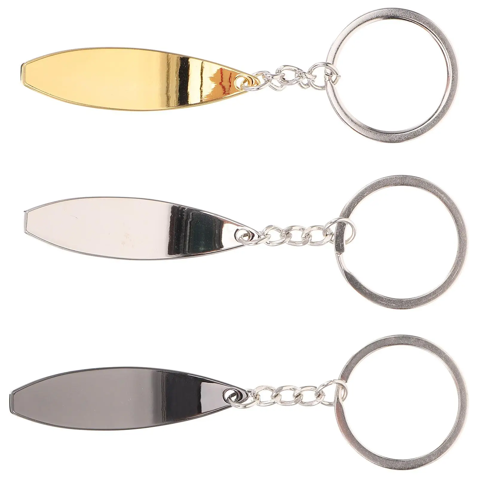 

Surfboard Keychain 3 Pcs Small Bottle Opener Metal Creative Beer Opener Tool Home Decor Key Chain Decor Travel Bar Gift