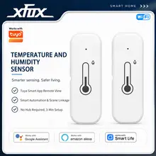 Tuya WiFi 블루투스 온도 습도 센서 스마트 홈 장면 연동 실내 모니터 APP 음성 제어 Alexa Google