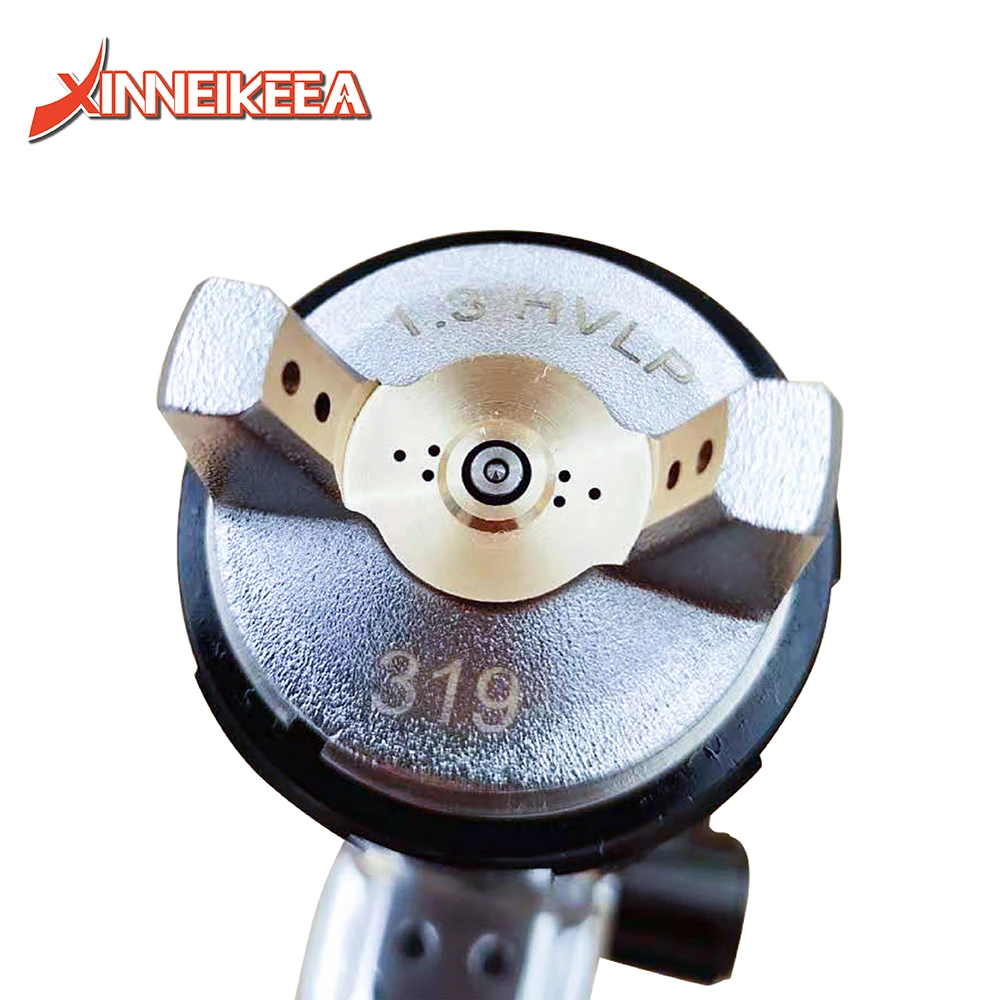 319G Paint Spray Gun High Atomization Automotive Sheet Metal Furniture Finish Nozzle 1.3mm 1.6mm 2.0mm 2.5mm Cup Capacity 600ml