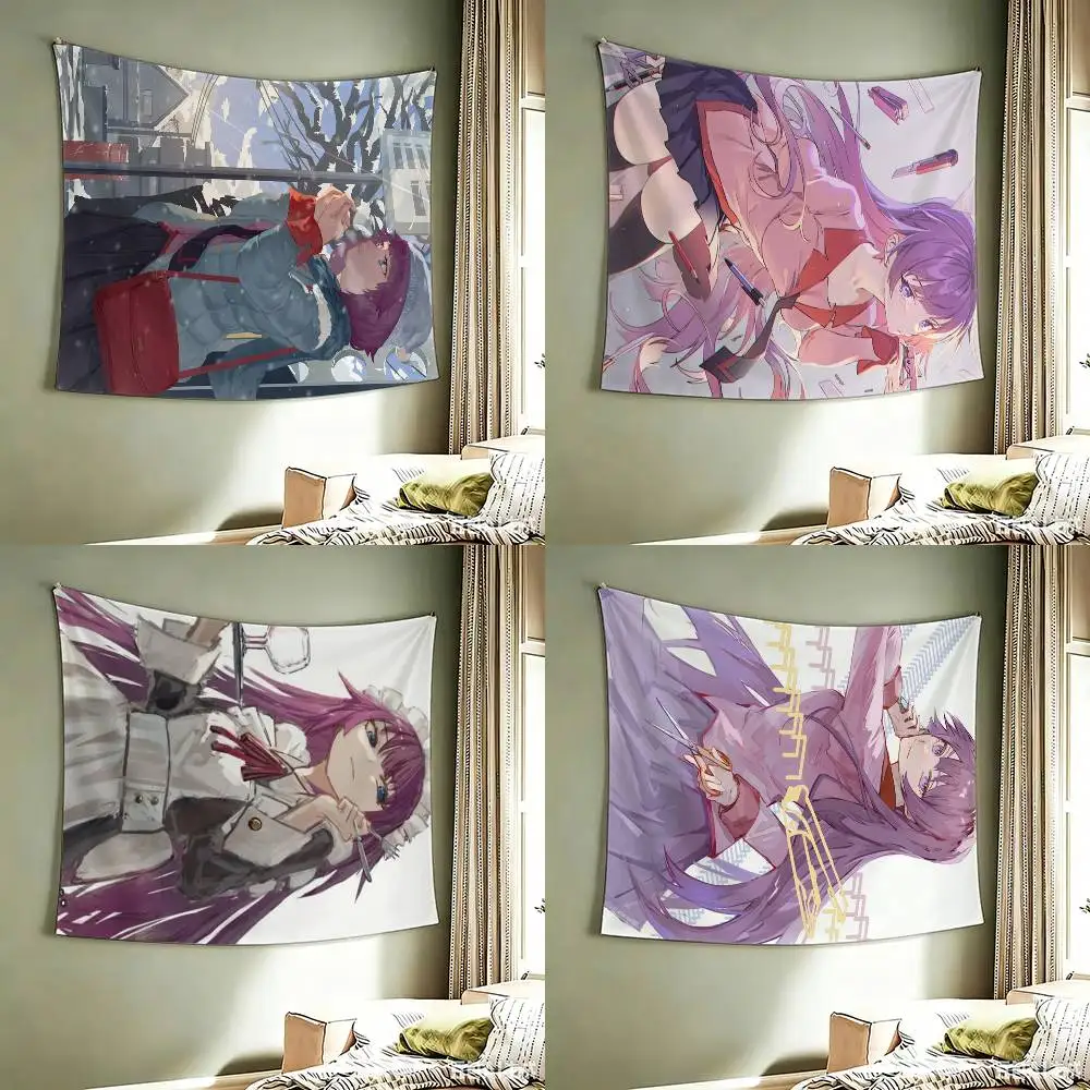 

monogatari series hitagi senjougahara flag Best Price Decoration Outdoor Picnic Party Art Hanging Party