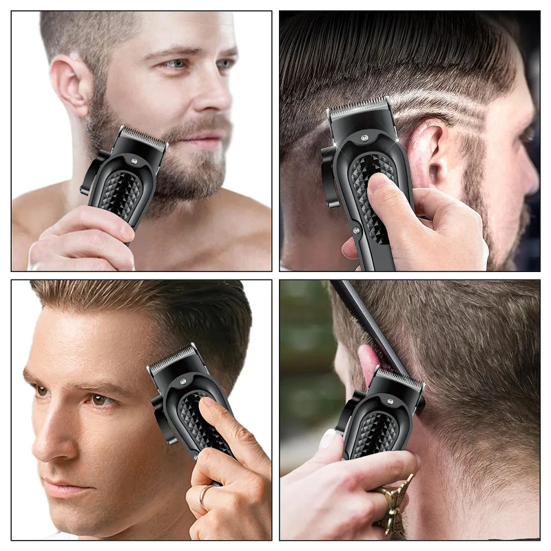 Hiena HYN-212 Électrique Tondeuse À Cheveux UBS Rechargeable Sans Fil Tondeuse À Barbe Hommes injuste Électrique Tondeuse À Cheveux Outil De Coupe