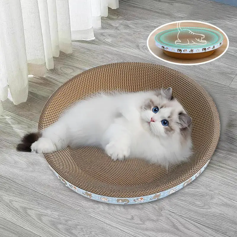 Cat Scratcher Sofa Cat Turntable Scratcher Board Bed Large Wide Modern Sofa Bed Ergonomics For Cats Prevents Furniture Damage