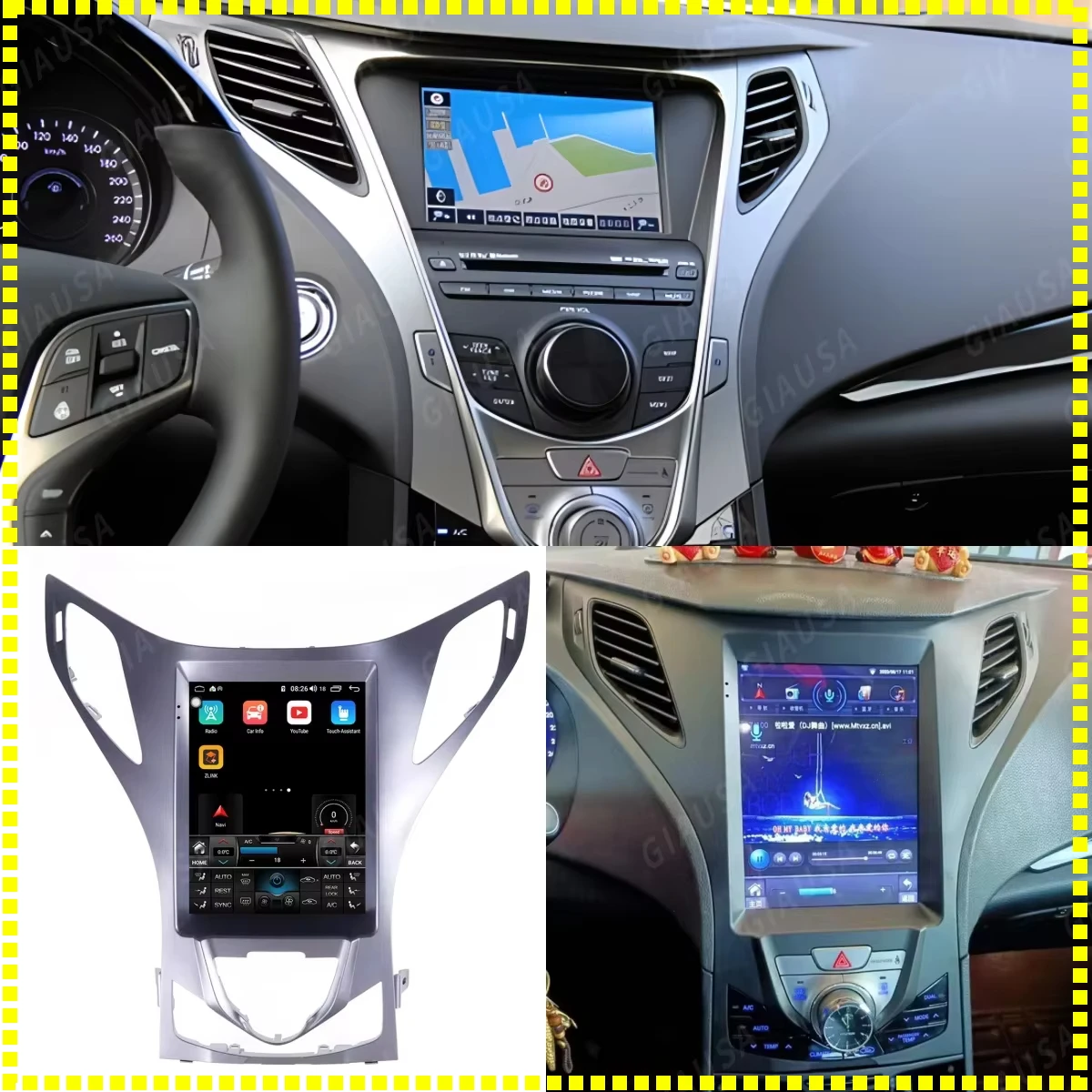 Auto Stereo Android 13 For Hyundai Azera Grandeur HG I55 2011 2012 2013 Car Radio Multimedia Video Player GPS Carplay IPS Screen