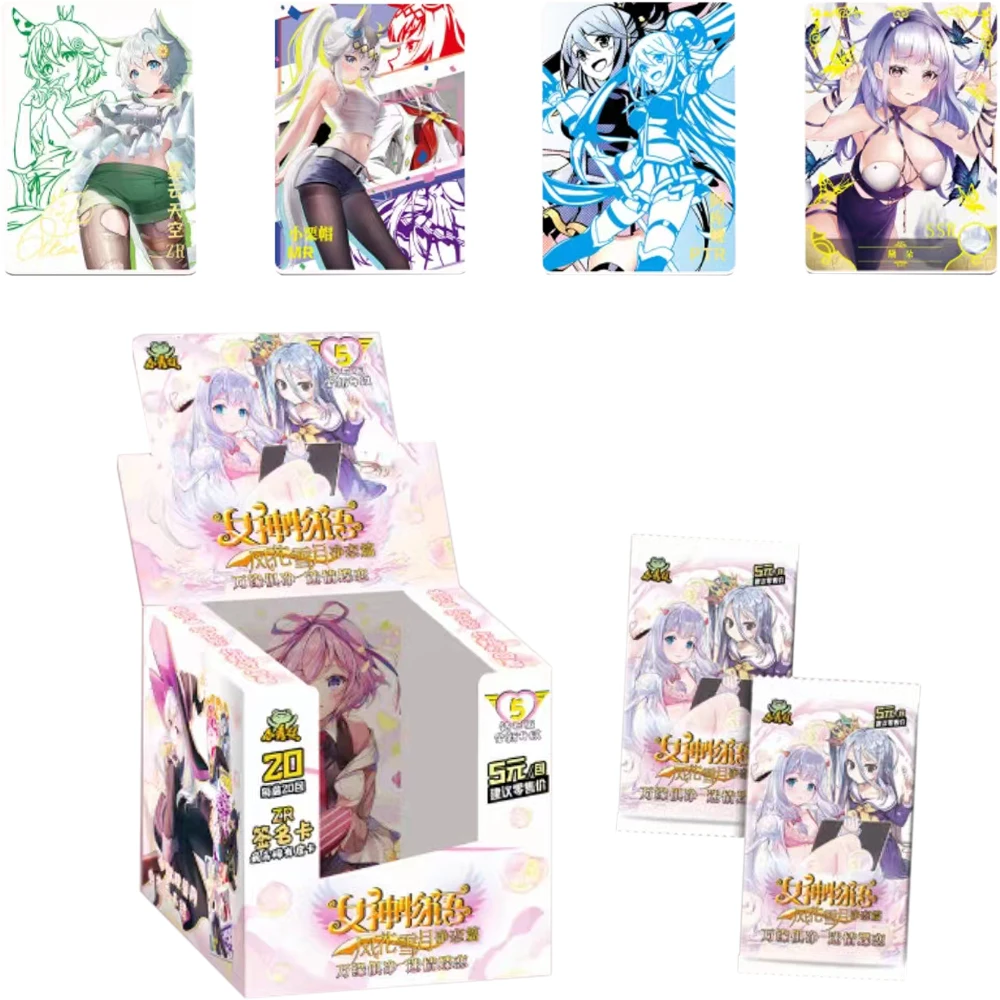 

2024 Newest Goddess Story Collection Card Full Set Cute Anime Waifu Booster Box ACG CCG TCG Doujin Toys And Hobbies Gift