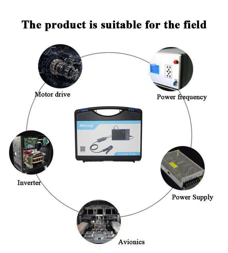 Digital Oscilloscope Micsig CP2100A CP2100B AC DC Current Circuit Tester Power Probe DC 800KHz/2.5MHz Oscilloscope Probes Set