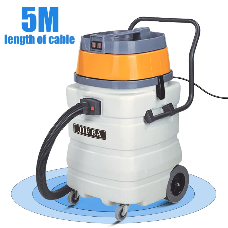 Industrial bucket vacuum cleaner powerful high-power 2000W commercial engineering water suction machine 90L auto vacuum cleaner