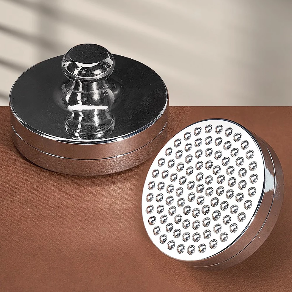 

70MM Steel Ball Baren – Mushroom-Shaped Handle for Woodcut Printmaking, Ideal for Relief Printing Rubbing