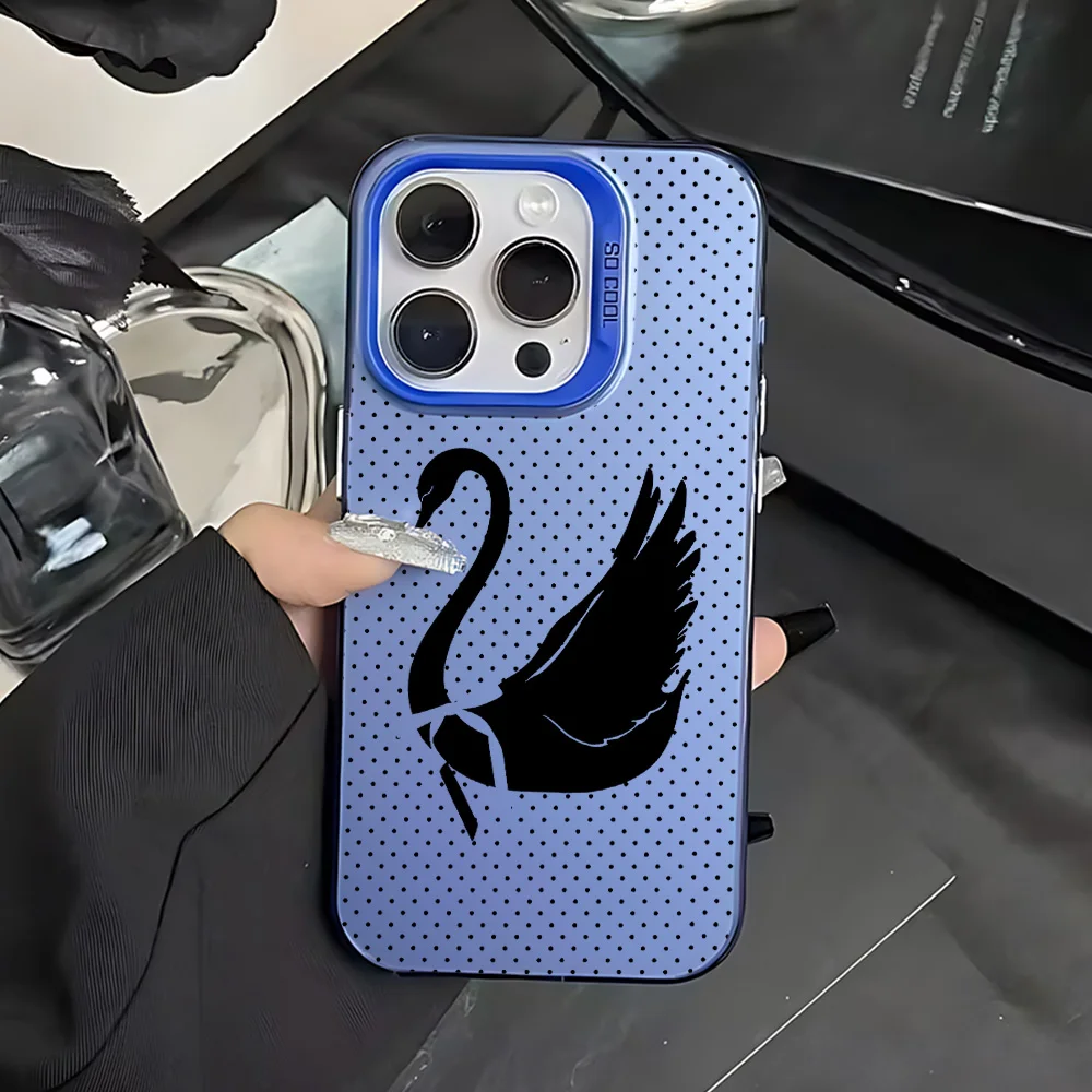 Wave Dot Black Swan Phone Case for Infinix Hot Note Zero 60i 60 50 40 30 30i 20 12 Smart 10 9 8 7 6 5 Pro Plus 4G 5G Back Cover - view 6